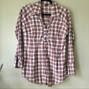 Free People Plaid Shirt